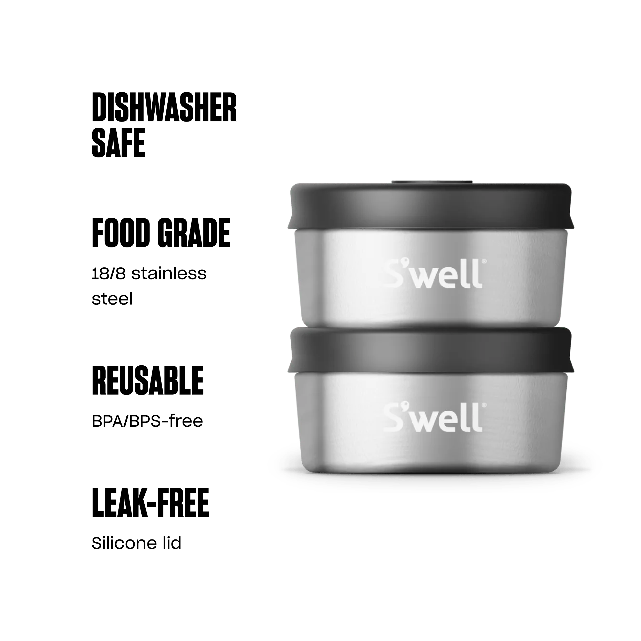 S'well® Salad Bowl Kit and Condiment Container Set - Promotional Giveaway