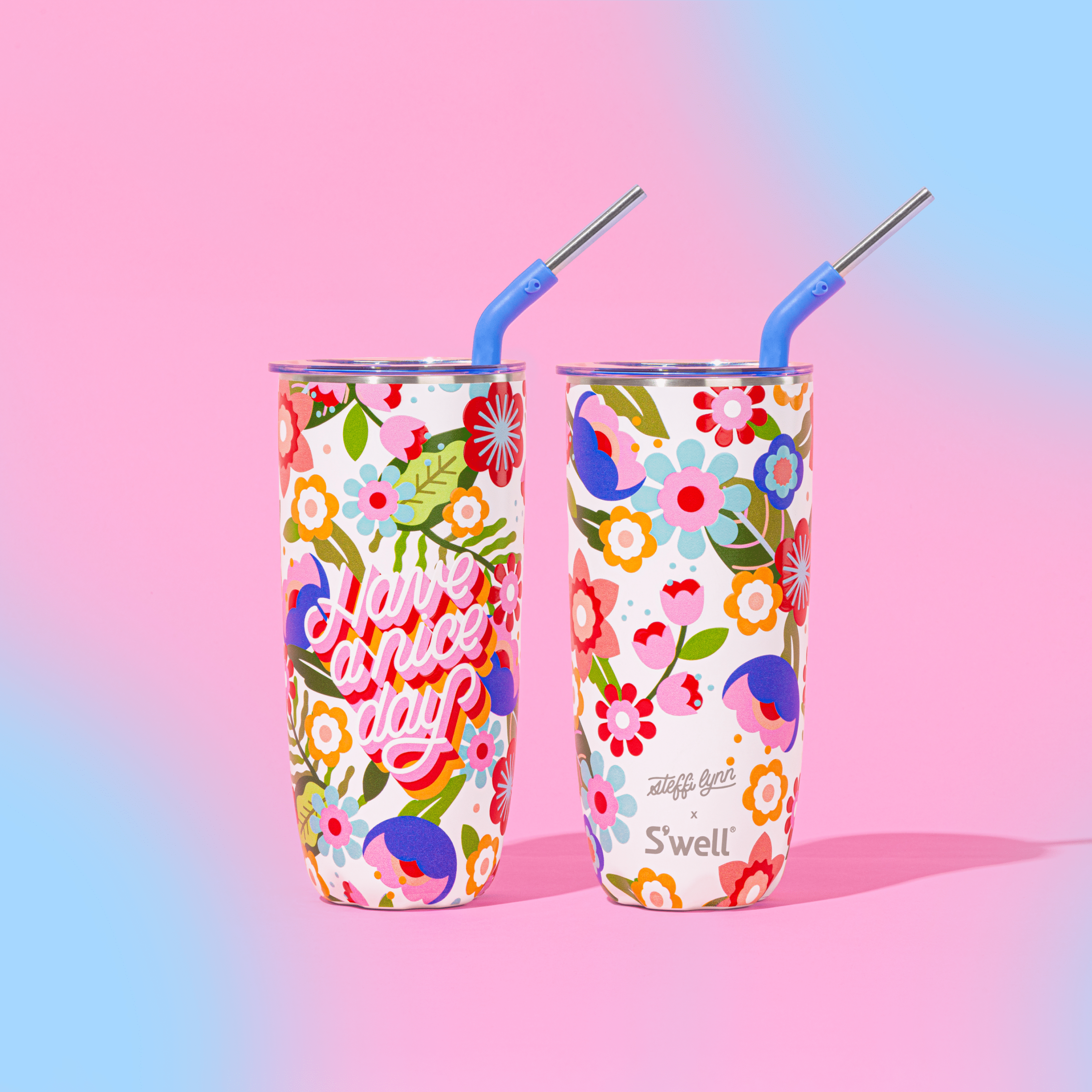 24oz Tumbler with Straw