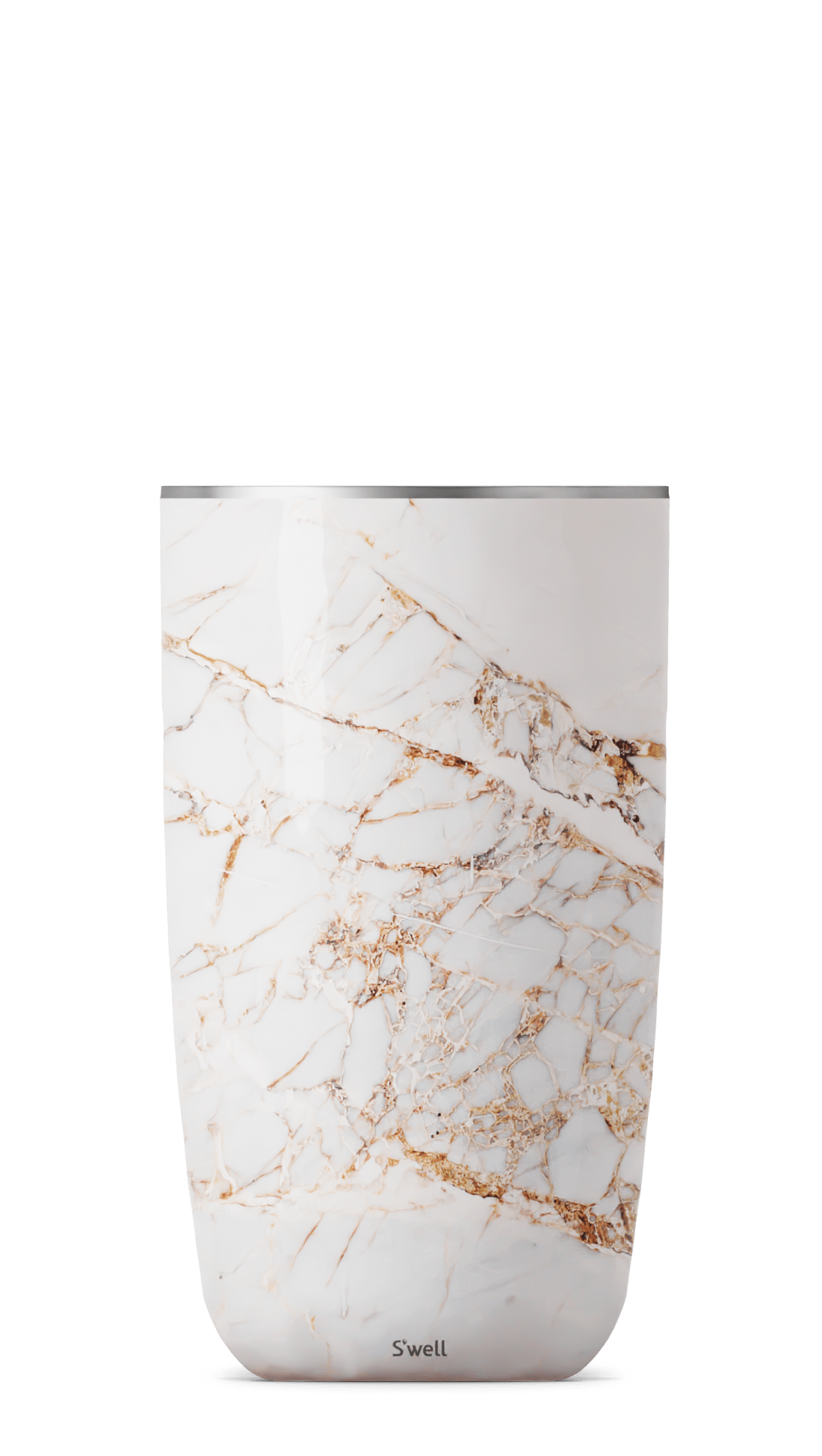 25oz calacatta gold wine chiller front