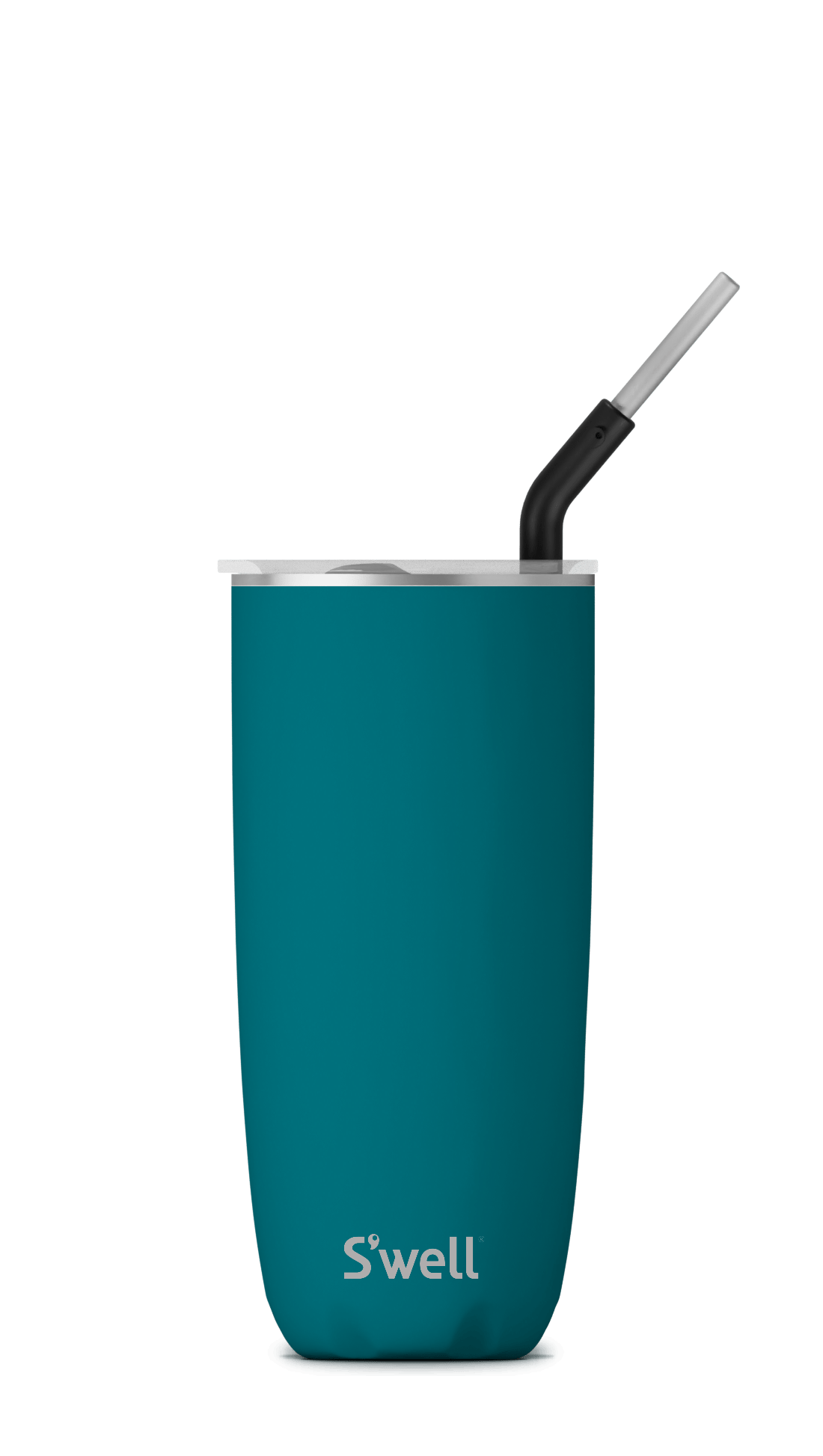 Peacock Blue Tumbler with Straw – S'well
