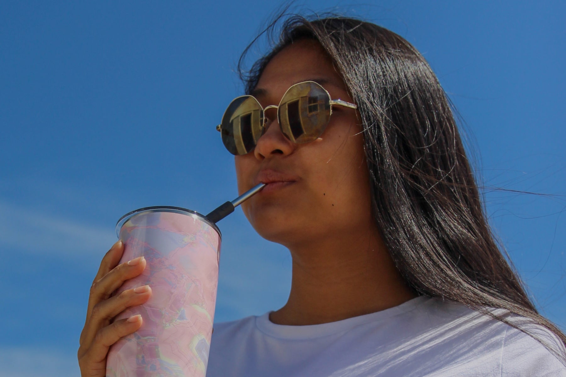 Tumbler with Straw