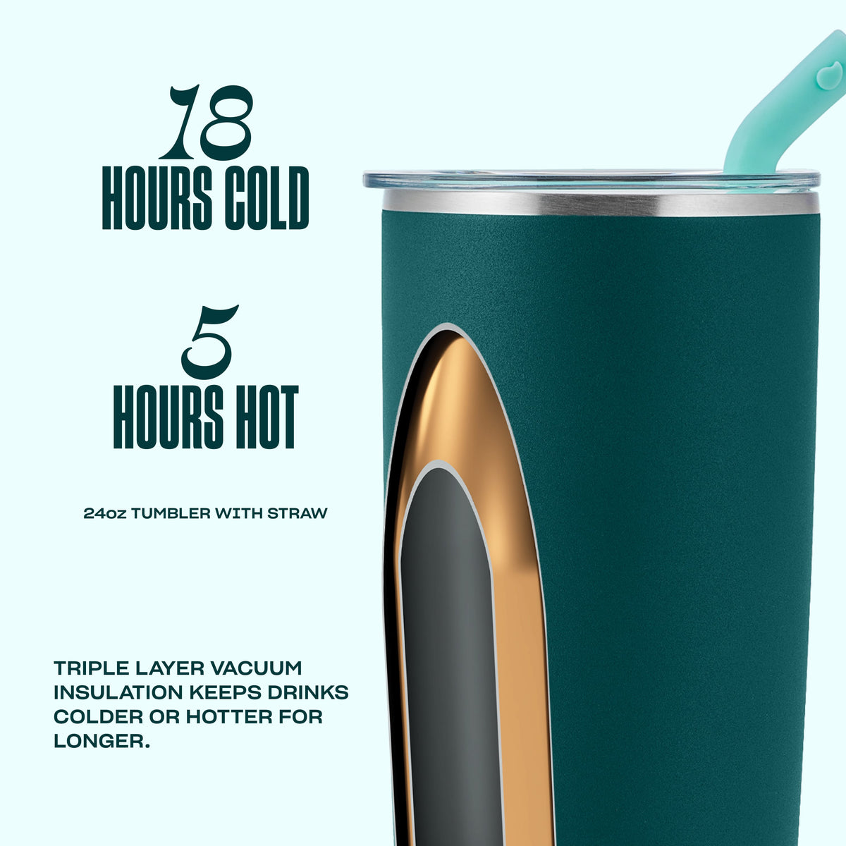Tumbler with Straw | 24oz