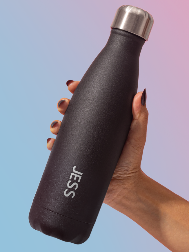 Double-layer Stainless Steel Leak Proof Vacuum Flask, Coffee Tumbler,  Travel Mug, Business Trip Water Bottle, Black/grey Color - Temu