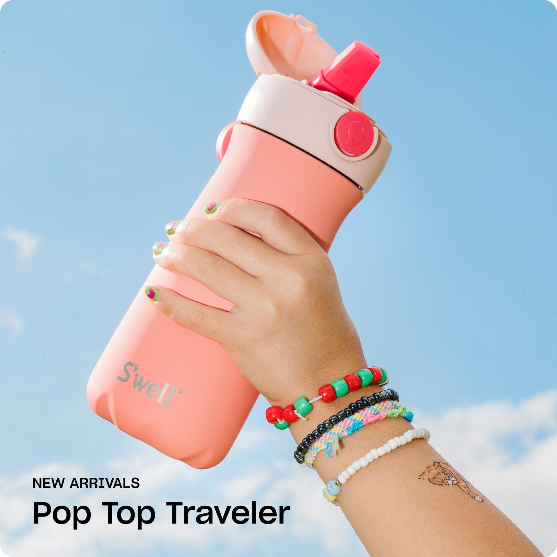 New Arrivals Pop Top Traveler Pink Taffy