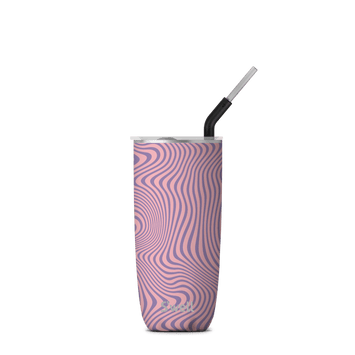 20 oz. Stainless Steel Tumbler with Silicone Straw - BTL634