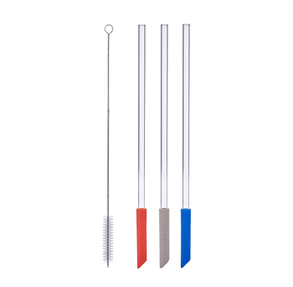 Glass Straw Set | Reusable Straws For Glass Original Bottle