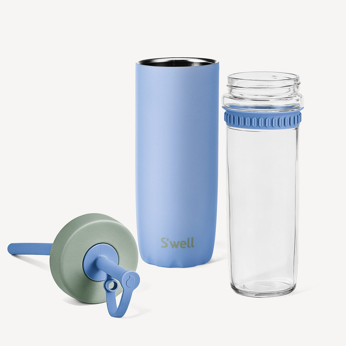Glass+ Travel Tumbler with Straw Lid | 19oz