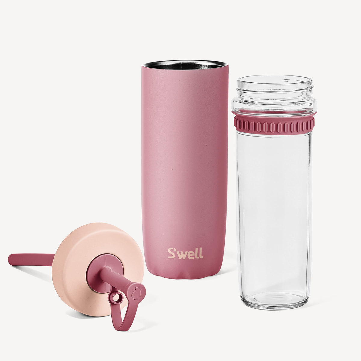 Glass+ Travel Tumbler with Straw Lid | 19oz