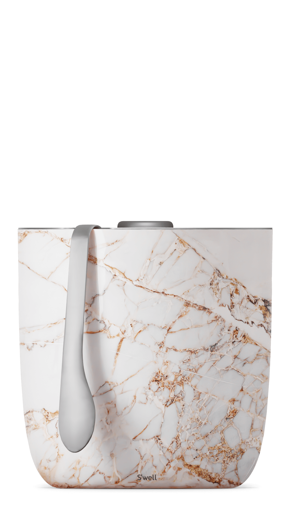 Calacatta Gold Ice Bucket + Tongs S'well